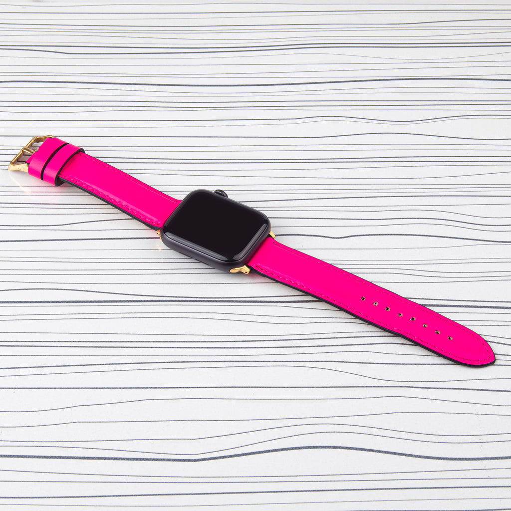 Neon pink apple watch band hot sale