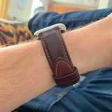 Apple Watch Band "Crazy Horse" Brown Leather