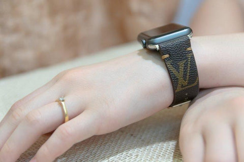lv iphone watch bands for women