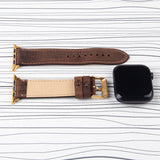 Apple Watch Band "Crazy Horse" Brown Leather
