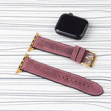 Apple Watch Band "Crazy Horse" Lilac Leather