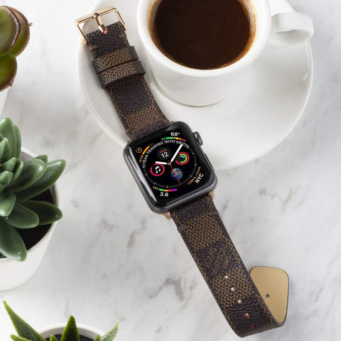 LV Monogram Apple Watch Band Damier