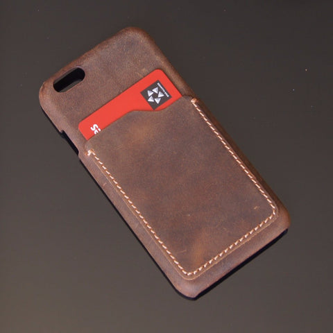 Iphone 7, 7 plus Snap-on Leather Cover