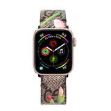Apple Watch Band GG Floral Logo Handmade Upcycled