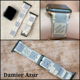 Apple Watch Band Classic LV Monogram Damier Azur